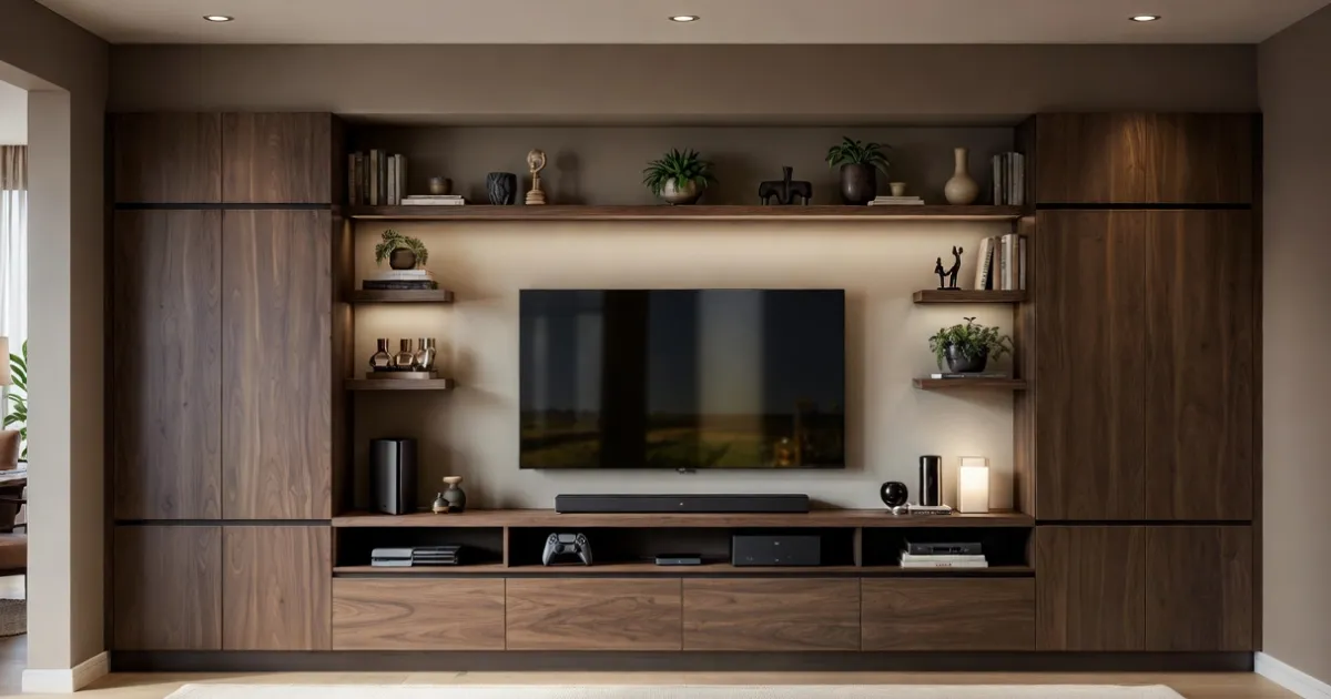 Built-in Entertainment Cabinets