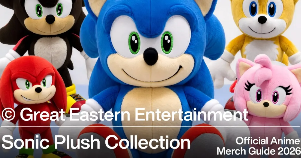Great Eastern Entertainment Sonic Plush: Anime Merch Guide 2026 1 great eastern entertainment