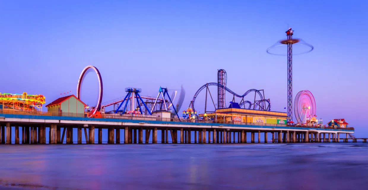 galveston roller coaster