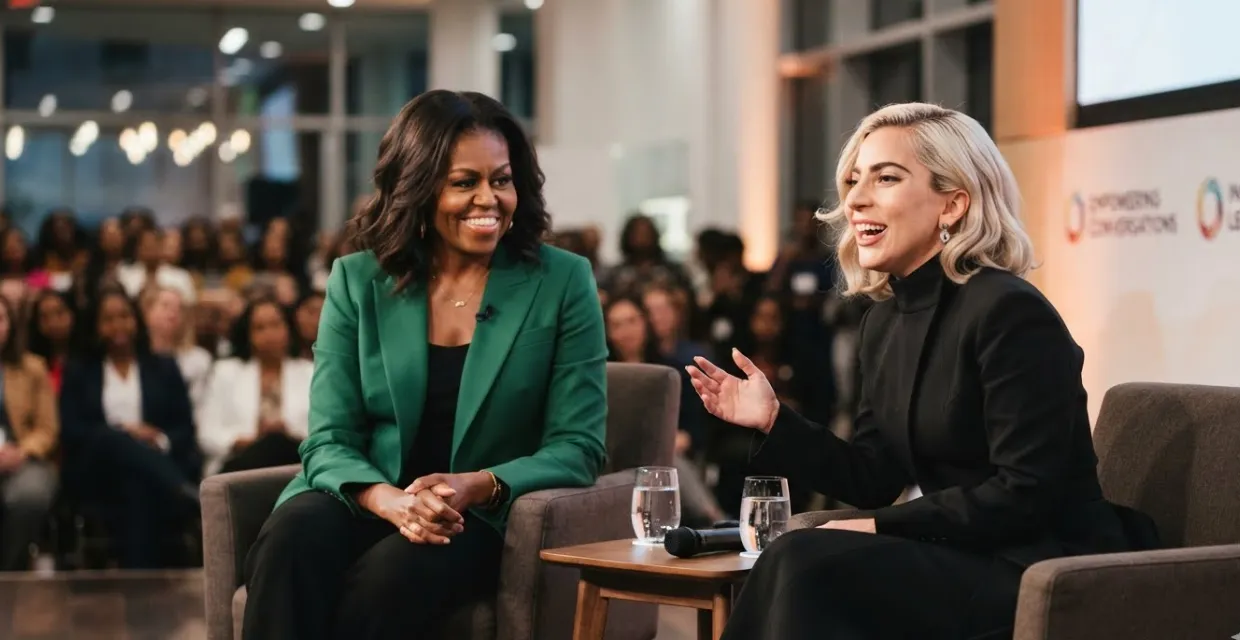 Michelle Obama & Lady Gaga: