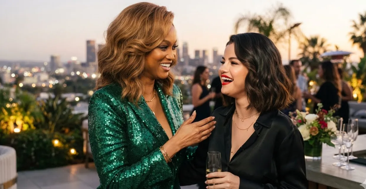  Tyra Banks & Selena Gomez: 