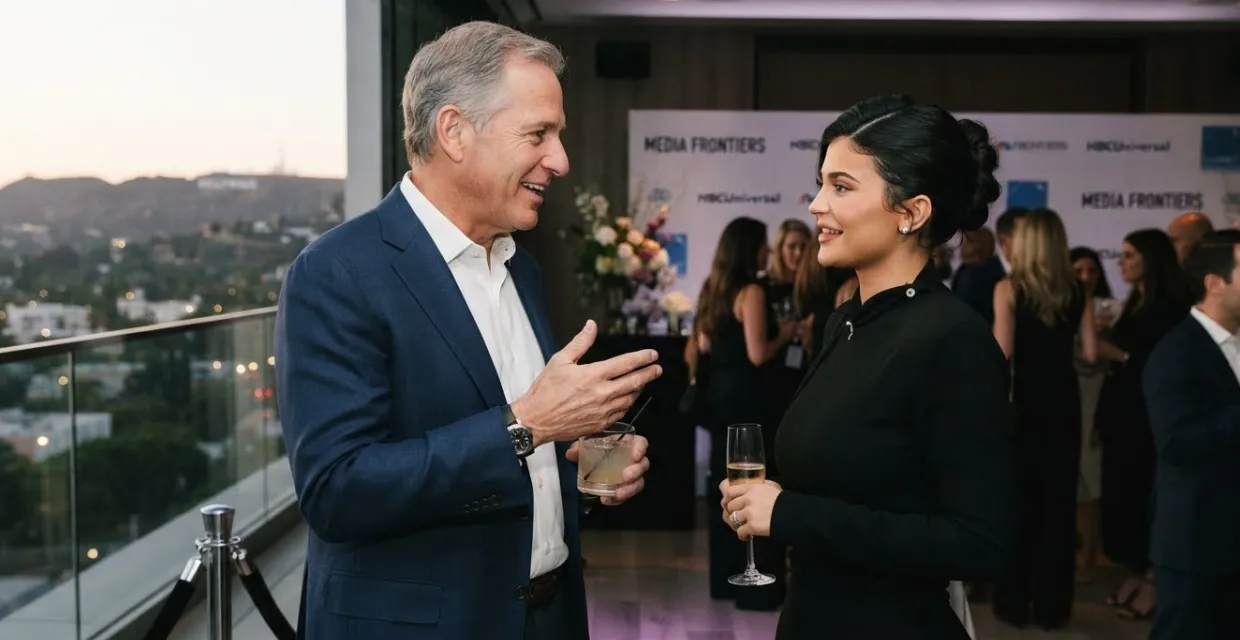 Jeff Shell and Kylie Jenner