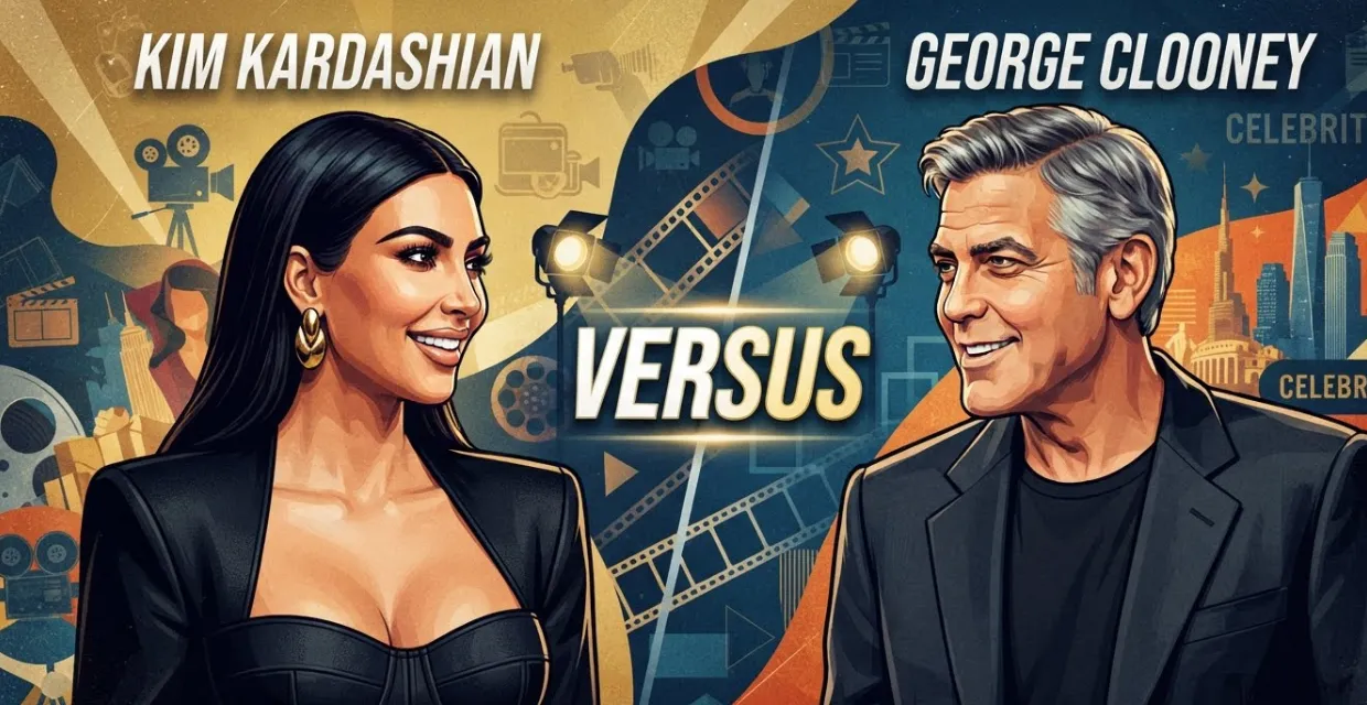 Kim Kardashian vs George Clooney