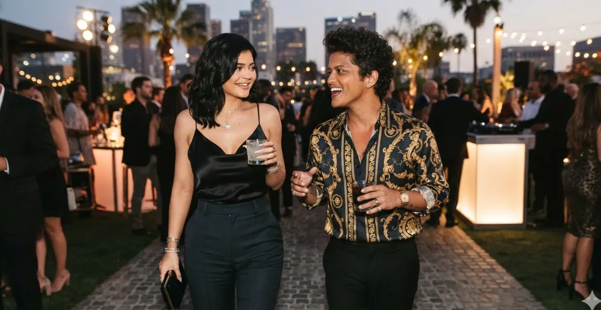 kylie jenner and bruno mars